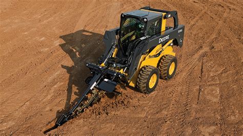 john deere skid steer trencher attachment|best skid steer trencher attachment.